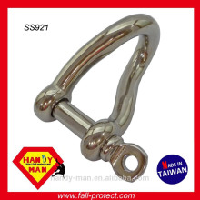 Stainless Steel 316 Screw Pin Twisted Shackle